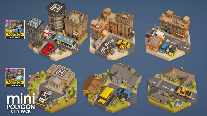 1591598729966020.png Screenshot_2020-06-08 POLYGON MINI - City Pack 3D 外观 Unity Asset Store(2).png